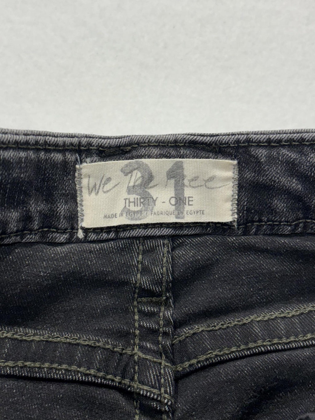 We The Free Jeans Mens 31x29 Gray Charcoal Wash Slim Skinny Denim Five Pocket