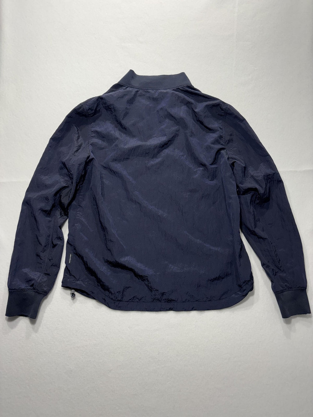 Armani Exchange Jacket Mens XL Blue Nylon Bomber Full Zip Lightweight Casual