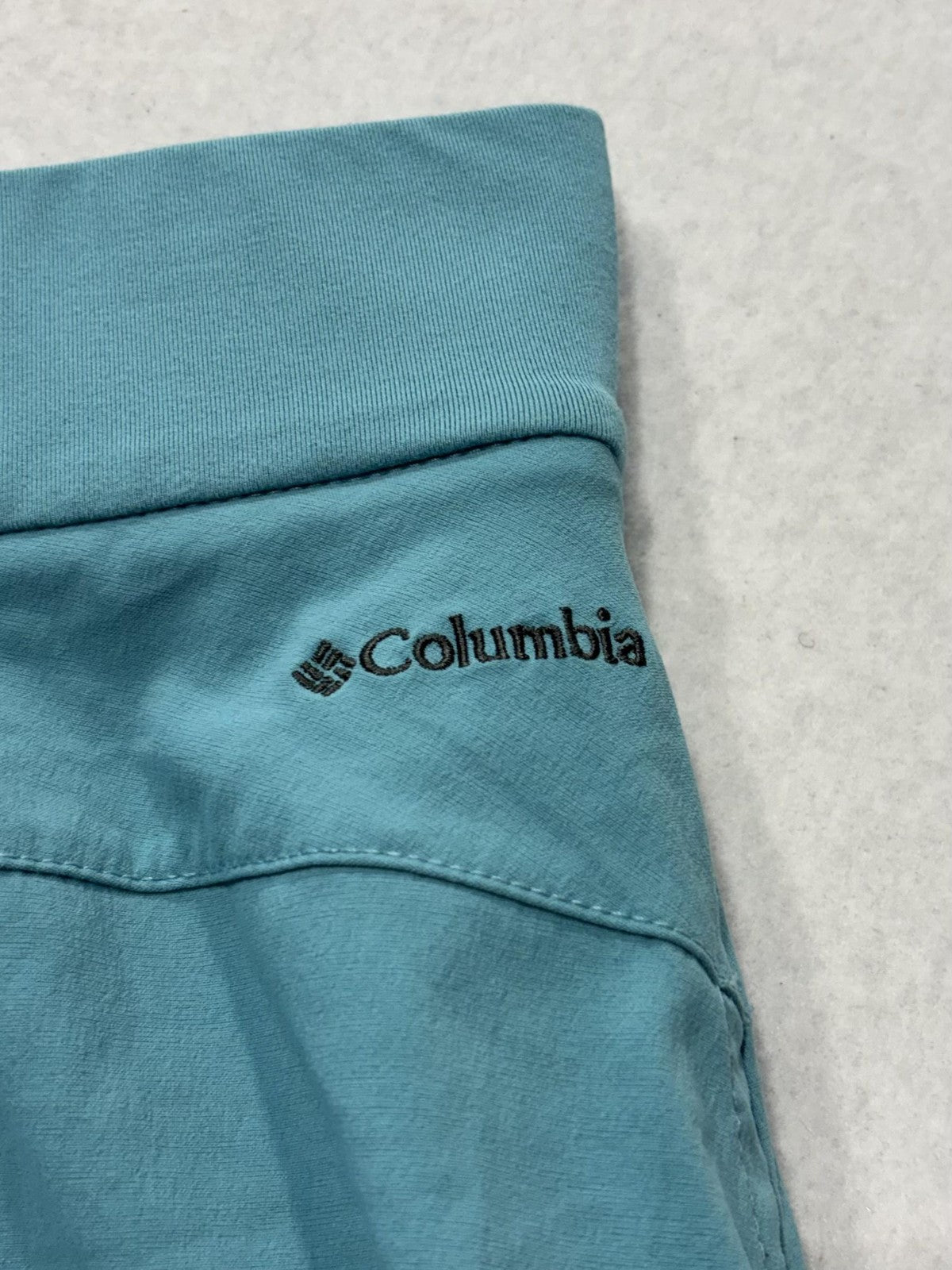 Columbia Skort Womens Large Blue Stretch Drawstring Hiking Outdoor Pocket Lined