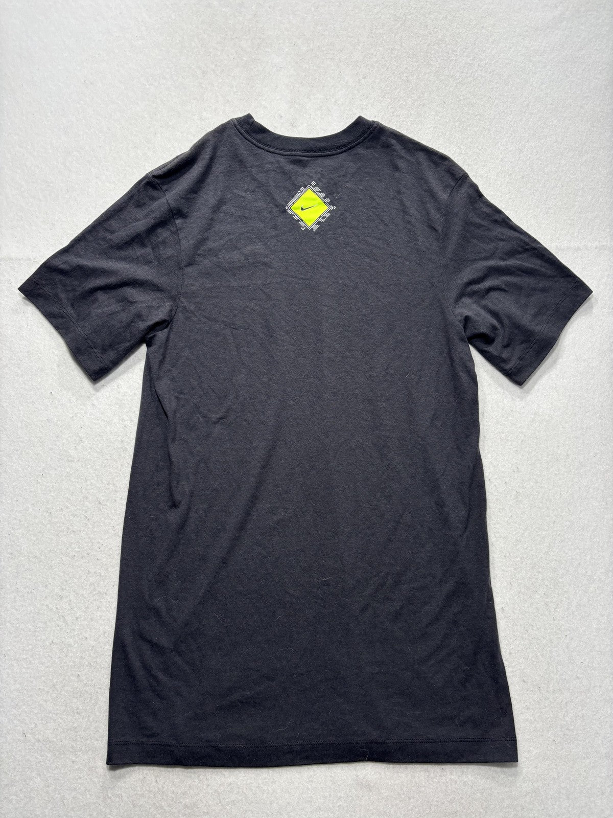 Nike Shirt Mens Small Gray BSBL Baseball Graphic Tee Short Sleeve Swoosh Logo