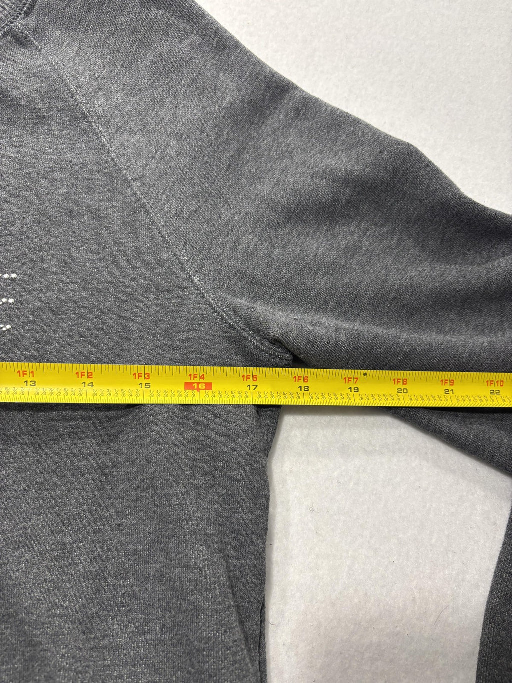 Armani Exchange Sweatshirt Womens Medium Gray Rhinestone Logo Raglan Pullover