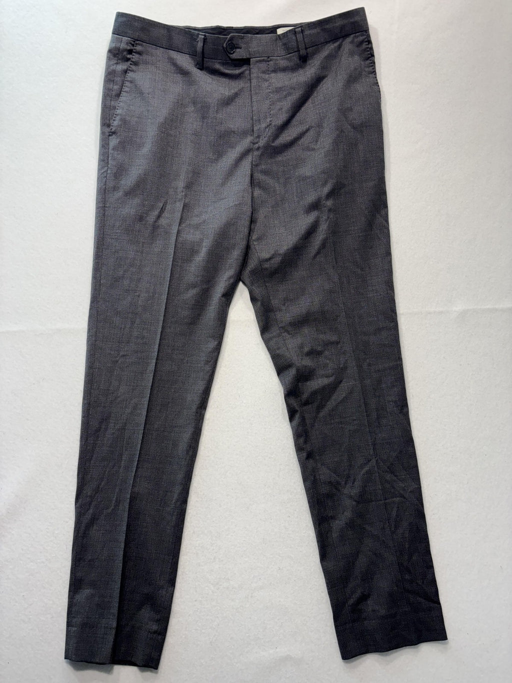 Banana Republic Dress Pants Mens 35x31 Gray Tailored Slim Fit Office Work