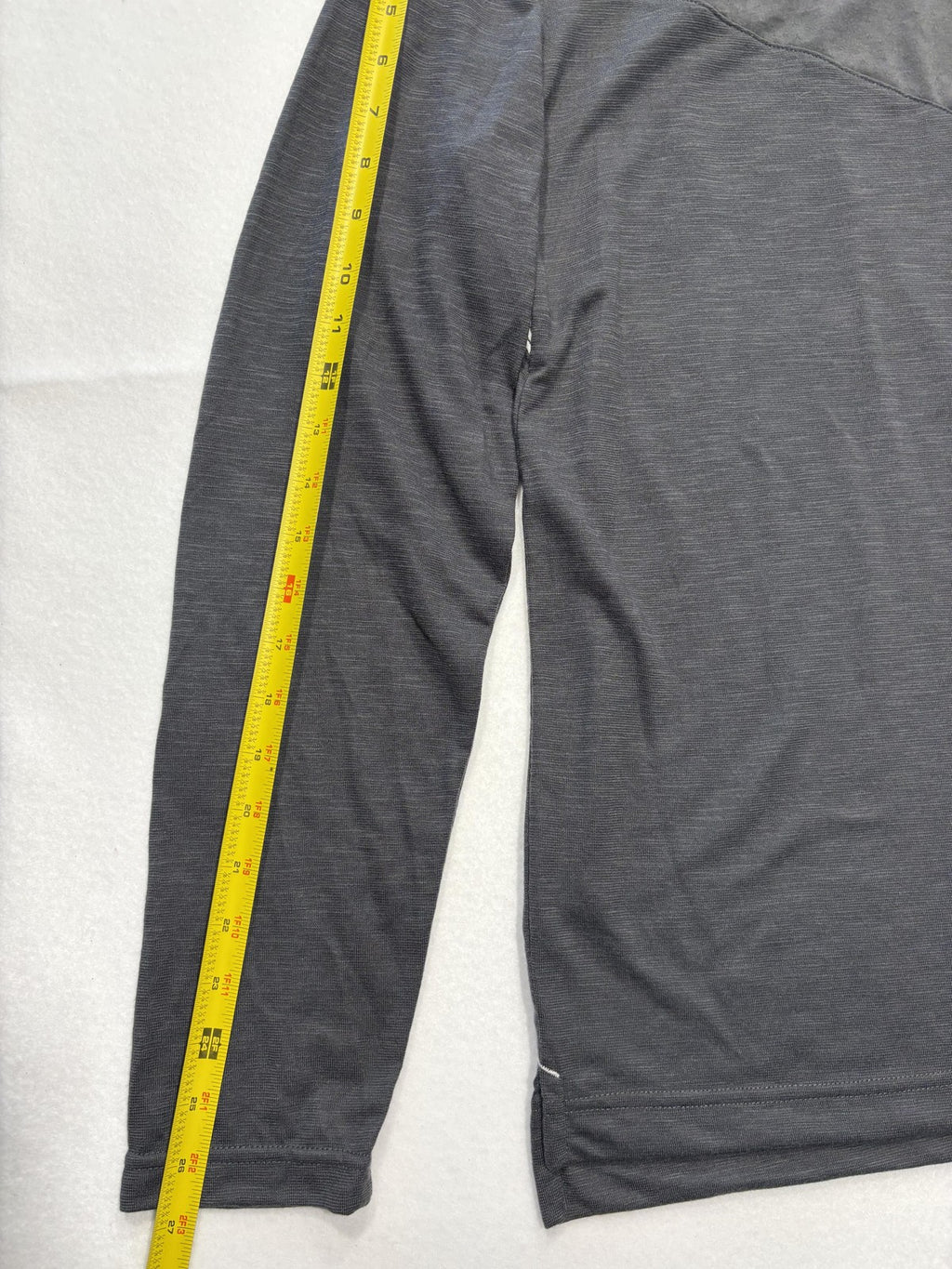 Pittsburgh Steelers Shirt Mens Medium Gray NFL Football Nike Dri Fit Long Sleeve