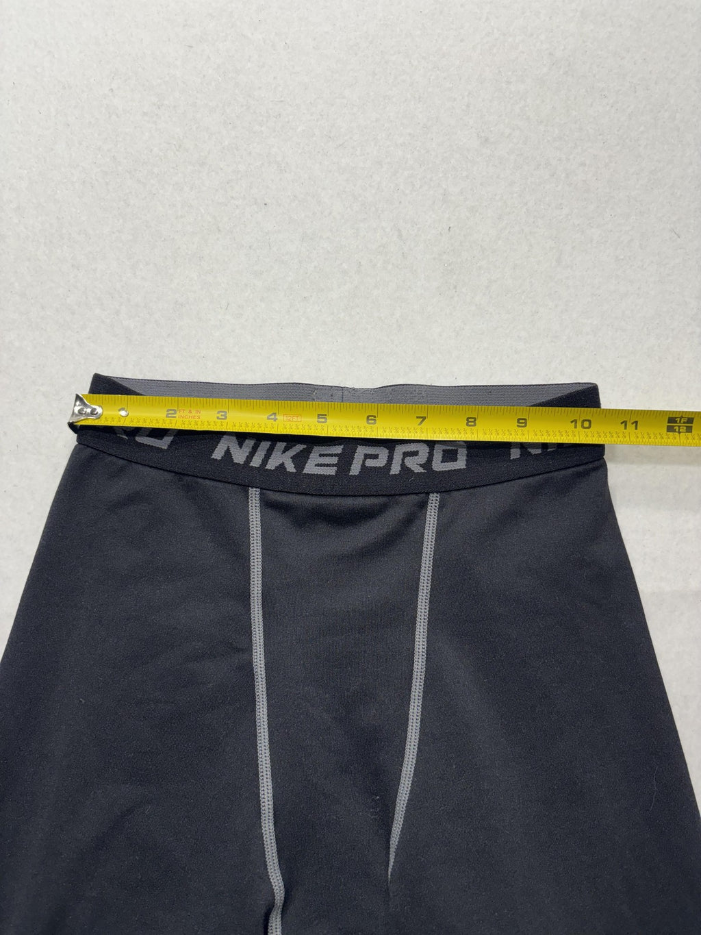 Nike Pro Compression Leggings Boys Large 14-16 Black NikeFIT Running Athletic