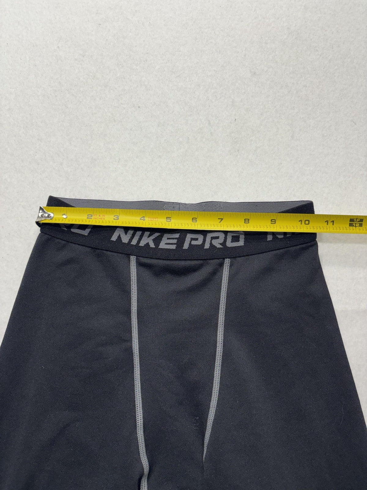 Nike Pro Compression Leggings Boys Large 14-16 Black NikeFIT Running Athletic