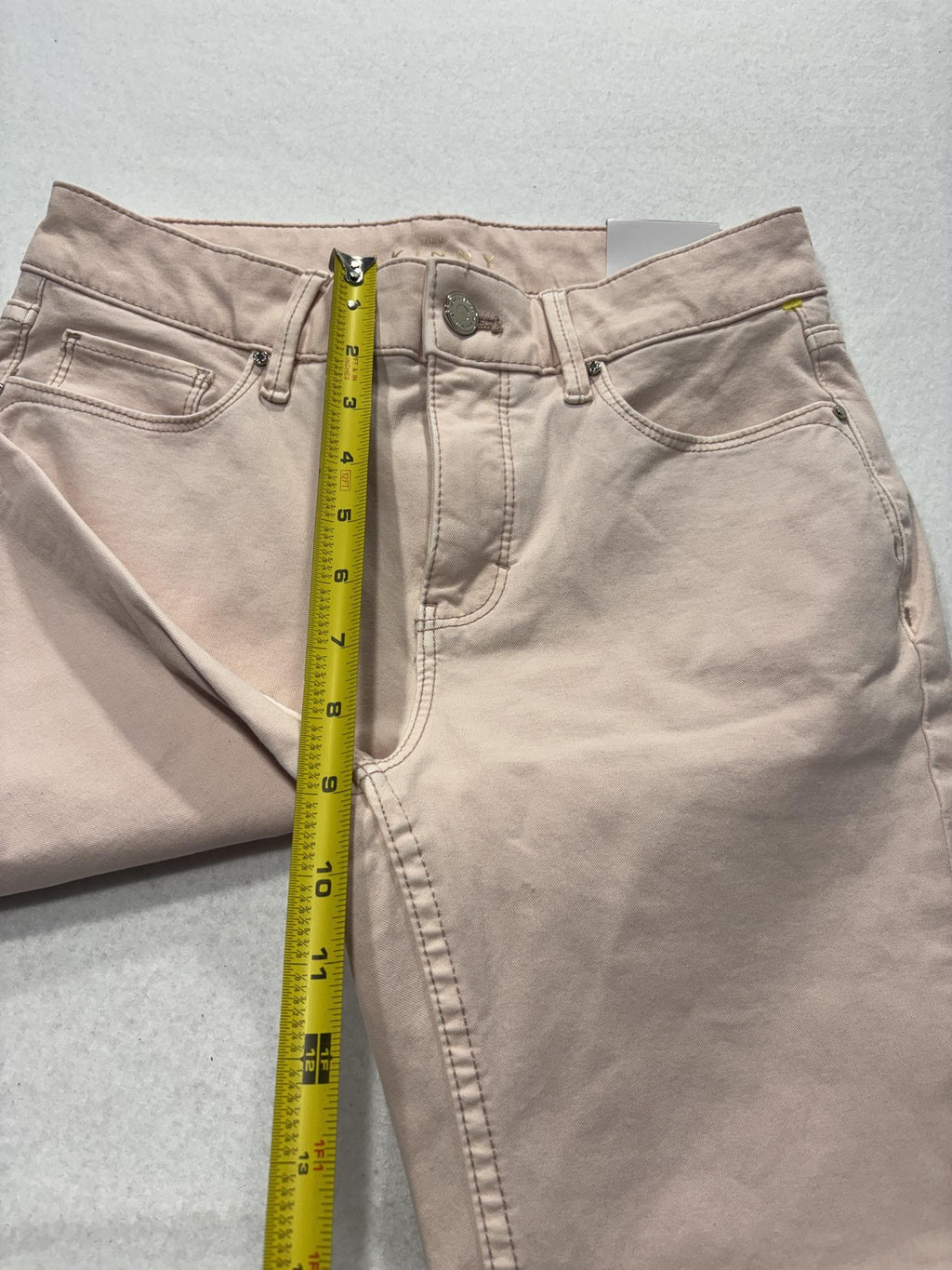 White House Black Market HR Sculpt Skinny Jeans Womens 00 Pink High Rise Stretch