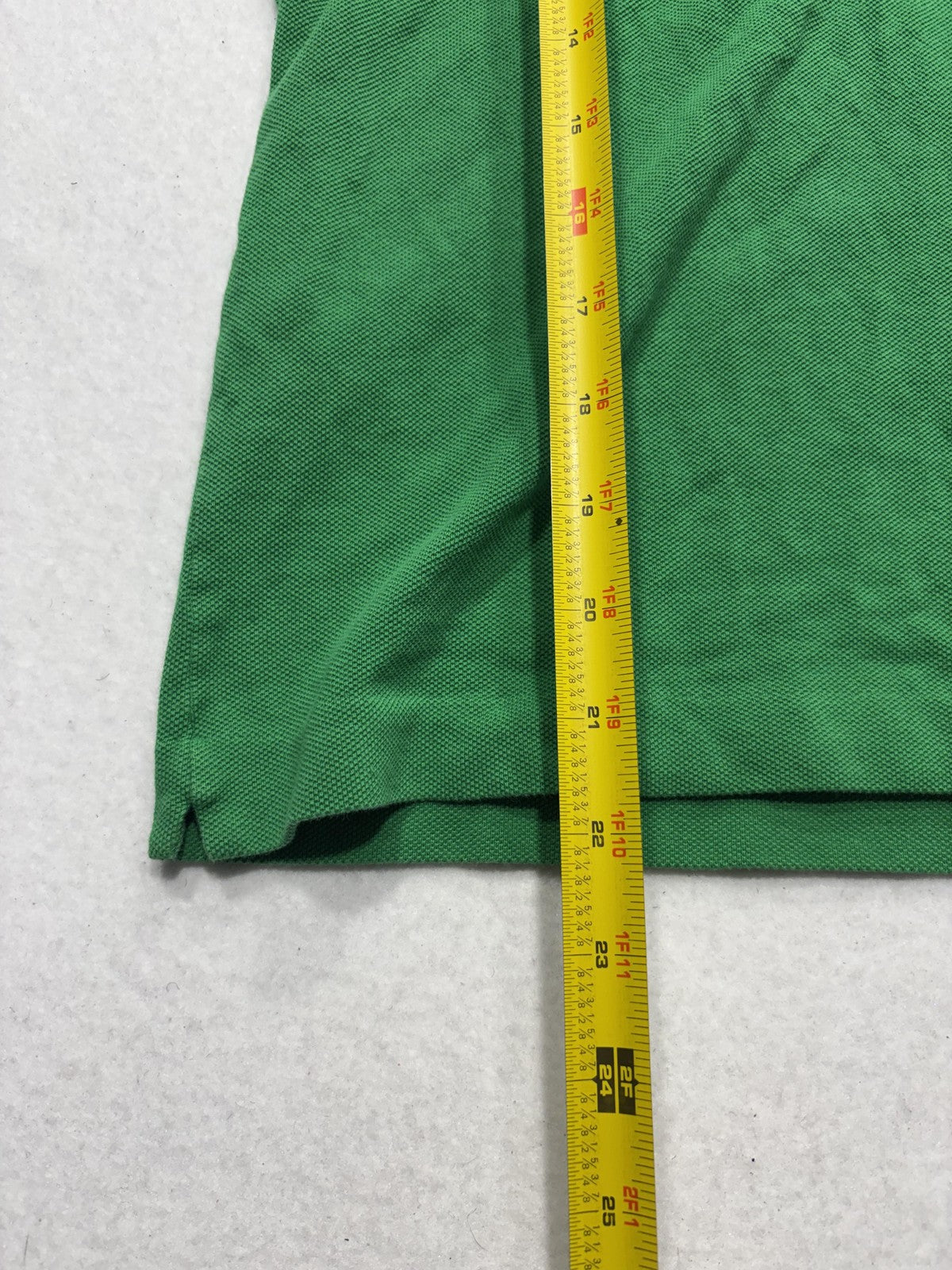 Lacoste Polo Shirt Mens Medium Green Classic Fit Pique Cotton Short Sleeve Logo