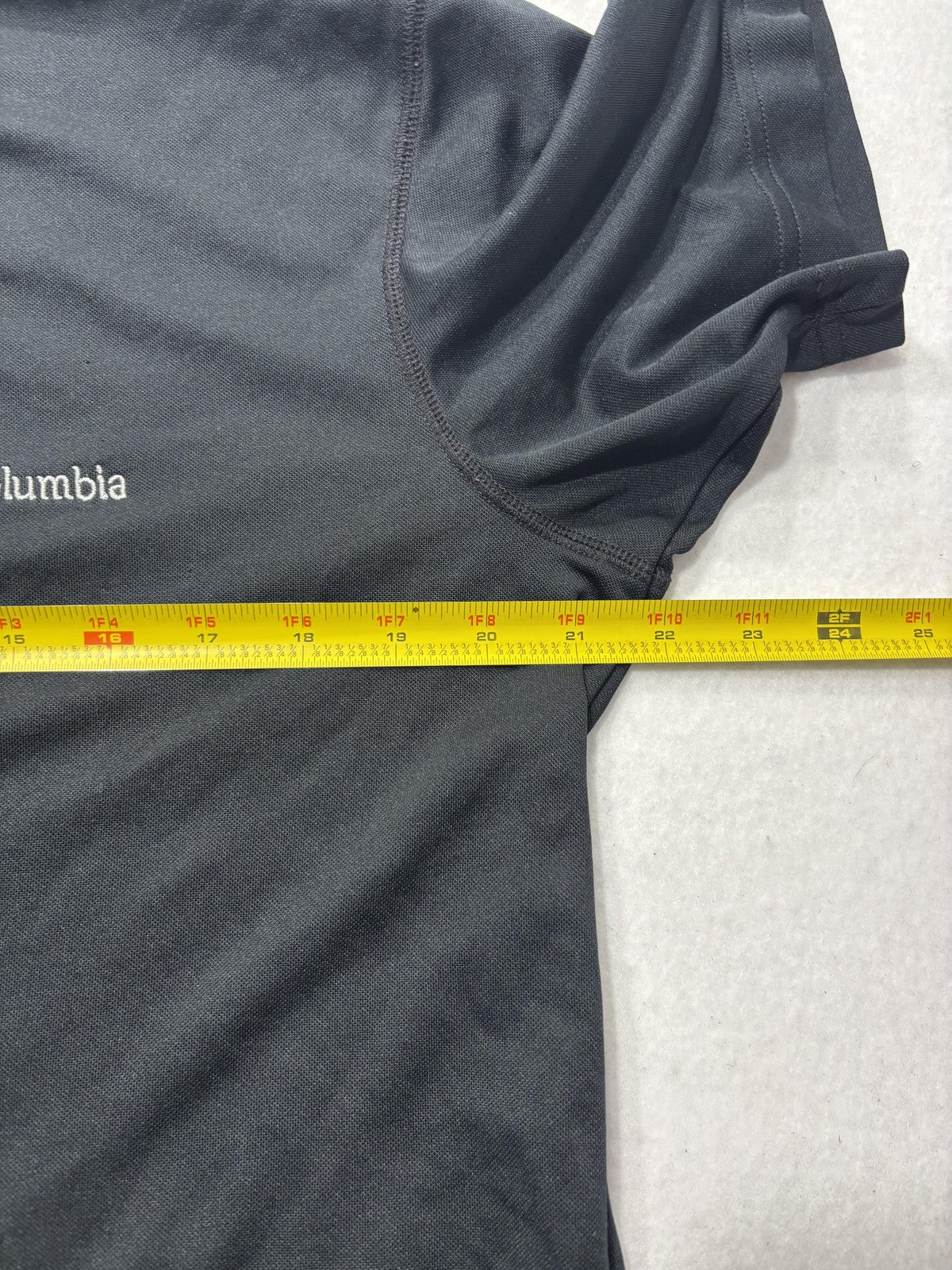 Columbia Omni-Wick Shirt Mens Medium Black Short Sleeve Tee Lightweight Active