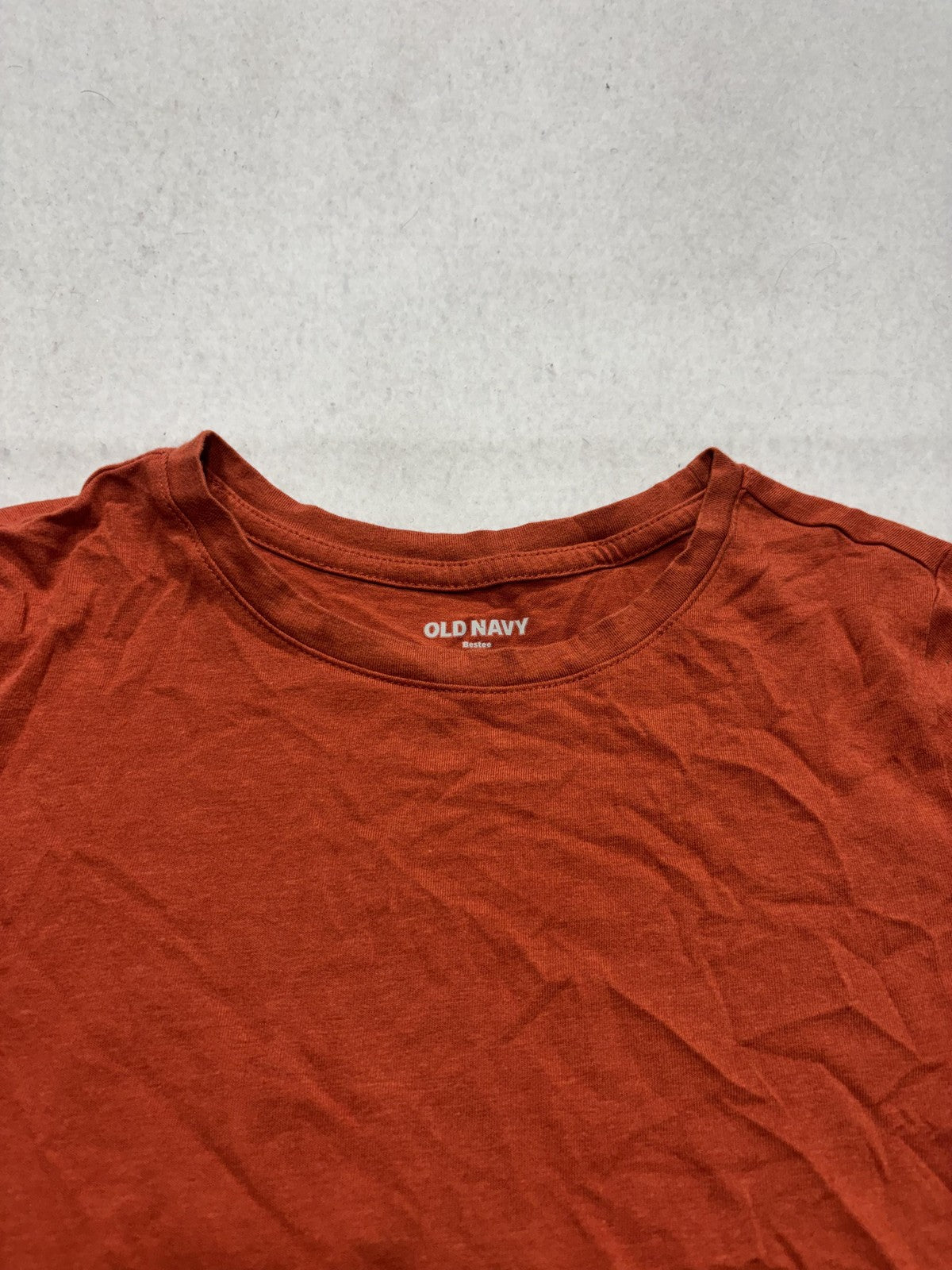 Old Navy Bestee Shirt Womens Small Orange Crew Neck Short Sleeve Tee Casual