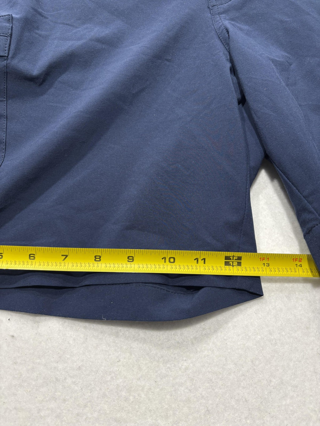 Columbia PFG Cargo Shorts Mens 36 Blue 8" Inseam Stretch Fishing Outdoor