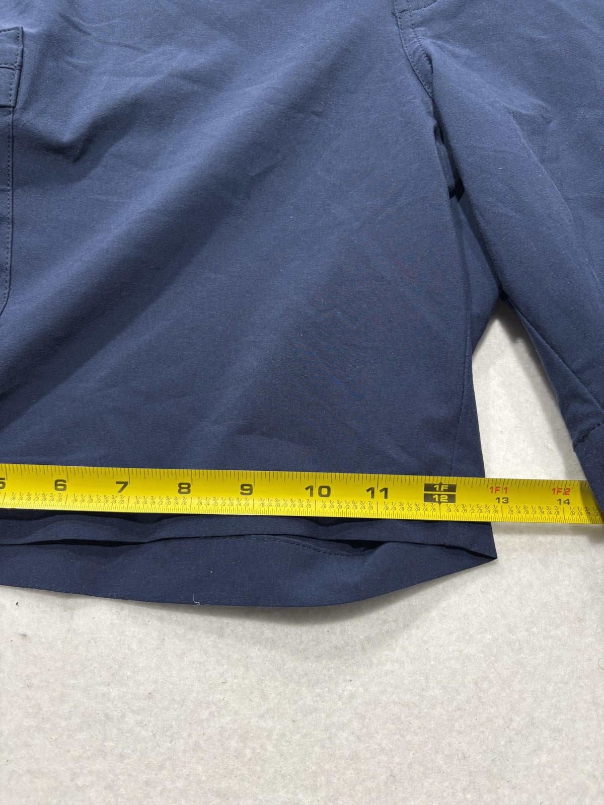 Columbia PFG Cargo Shorts Mens 36 Blue 8" Inseam Stretch Fishing Outdoor