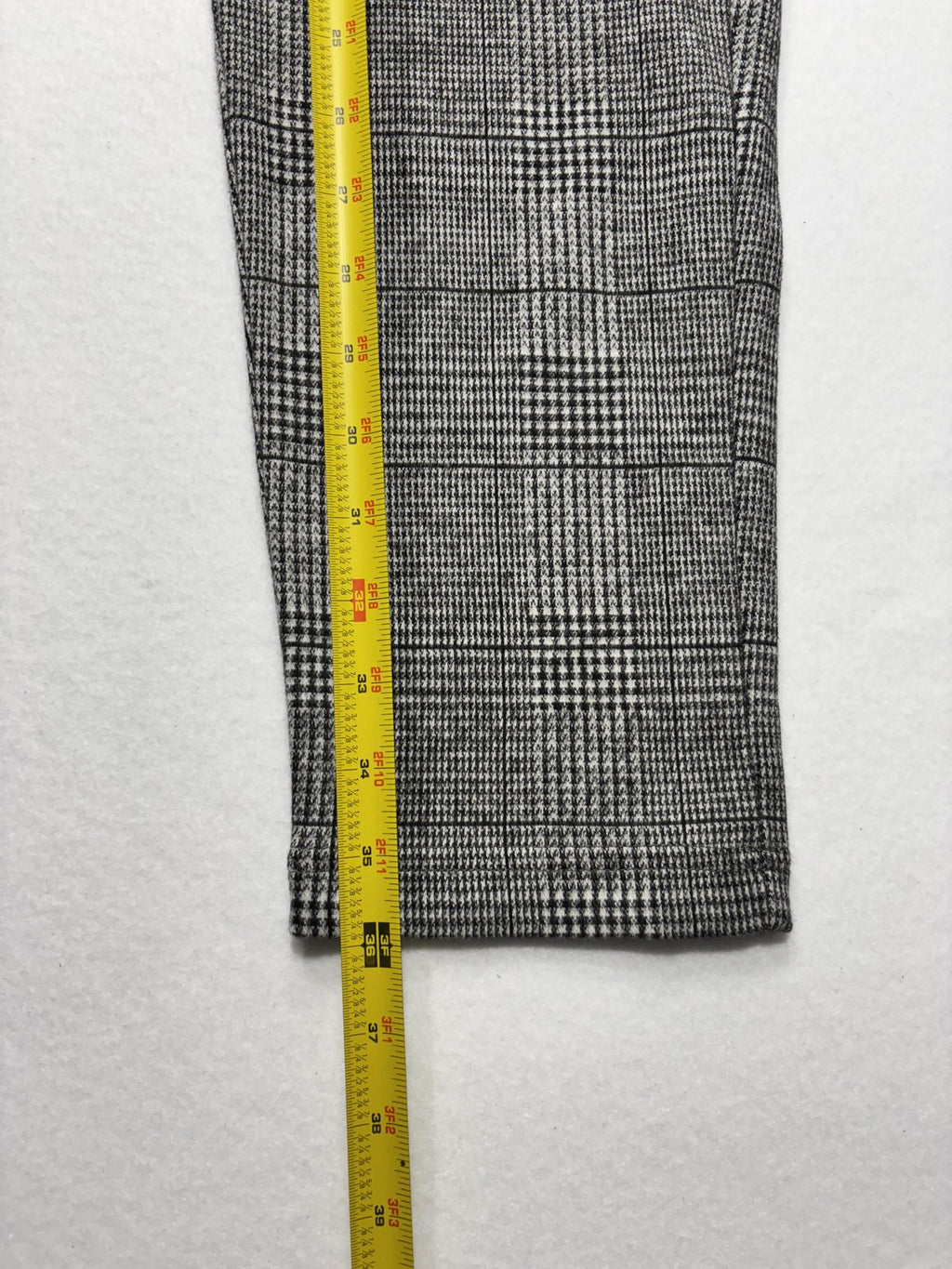 Banana Republic Dress Pants Womens 2 Gray Plaid Hayden Pull On Ponte Ankle Slim