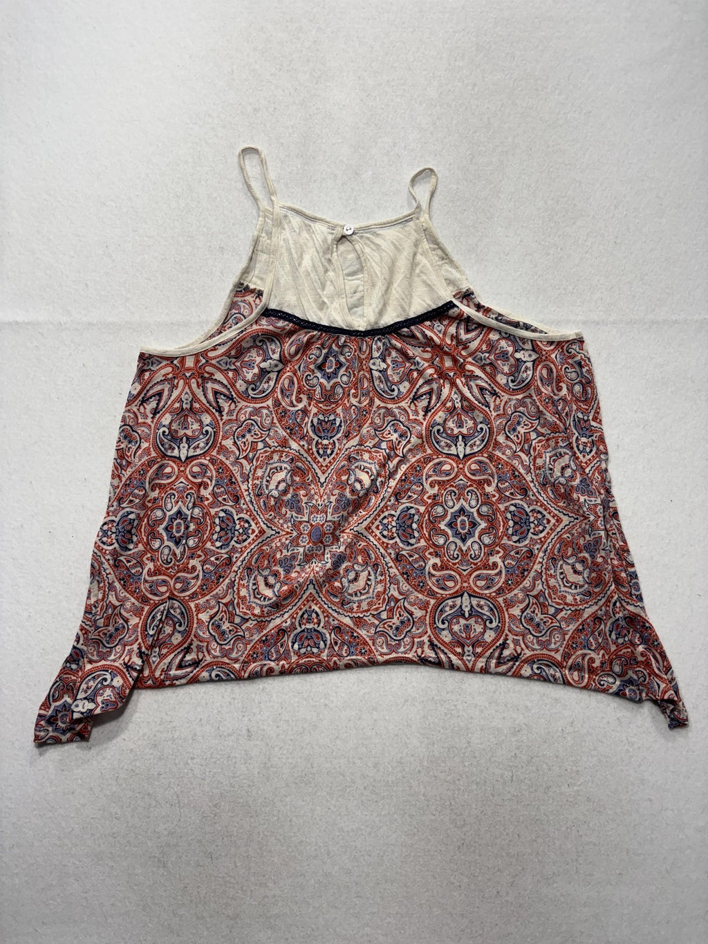Xhilaration Tank Top Juniors 2XL Multicolor Paisley Halter Cami Boho Summer