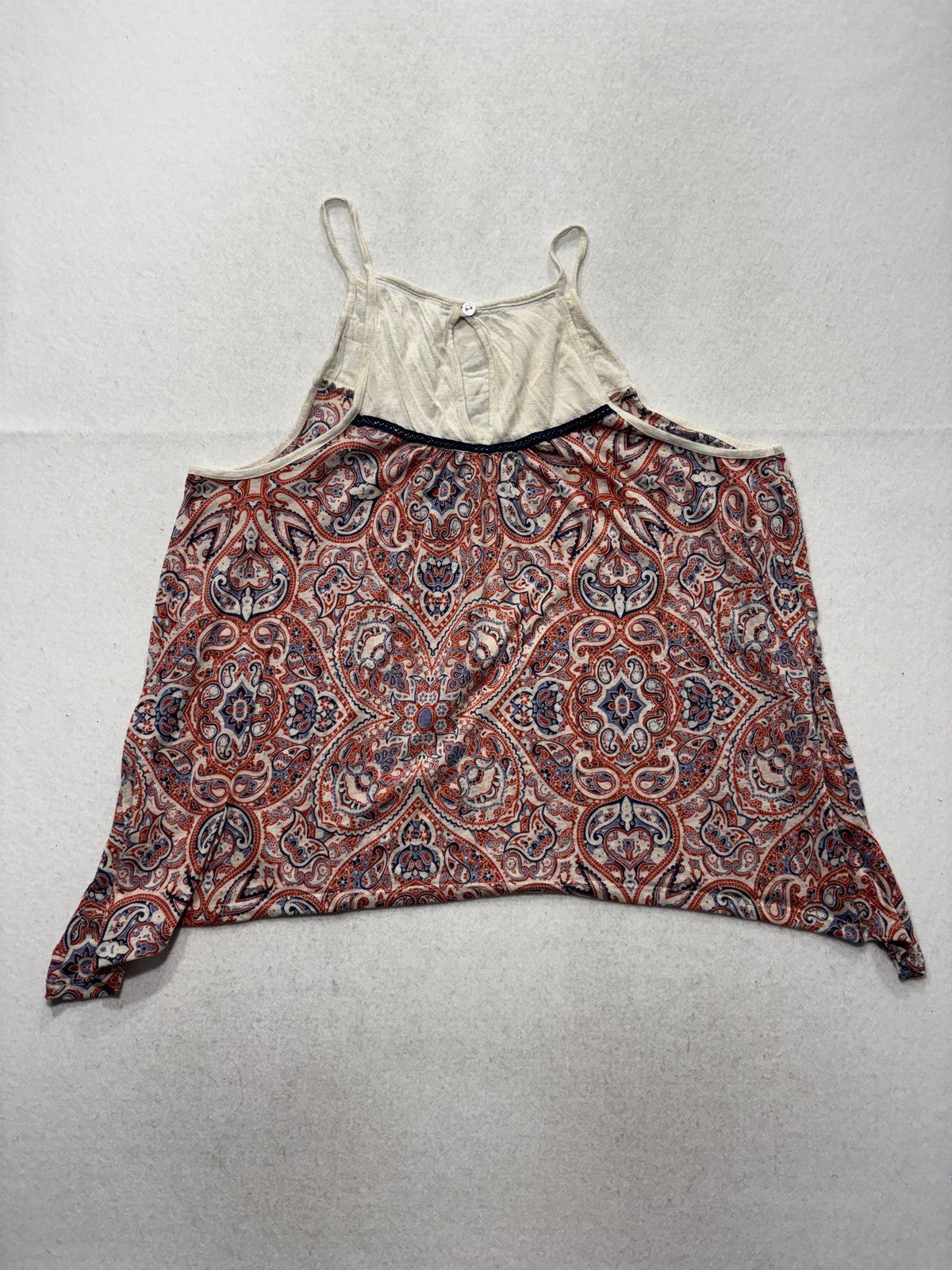 Xhilaration Tank Top Juniors 2XL Multicolor Paisley Halter Cami Boho Summer