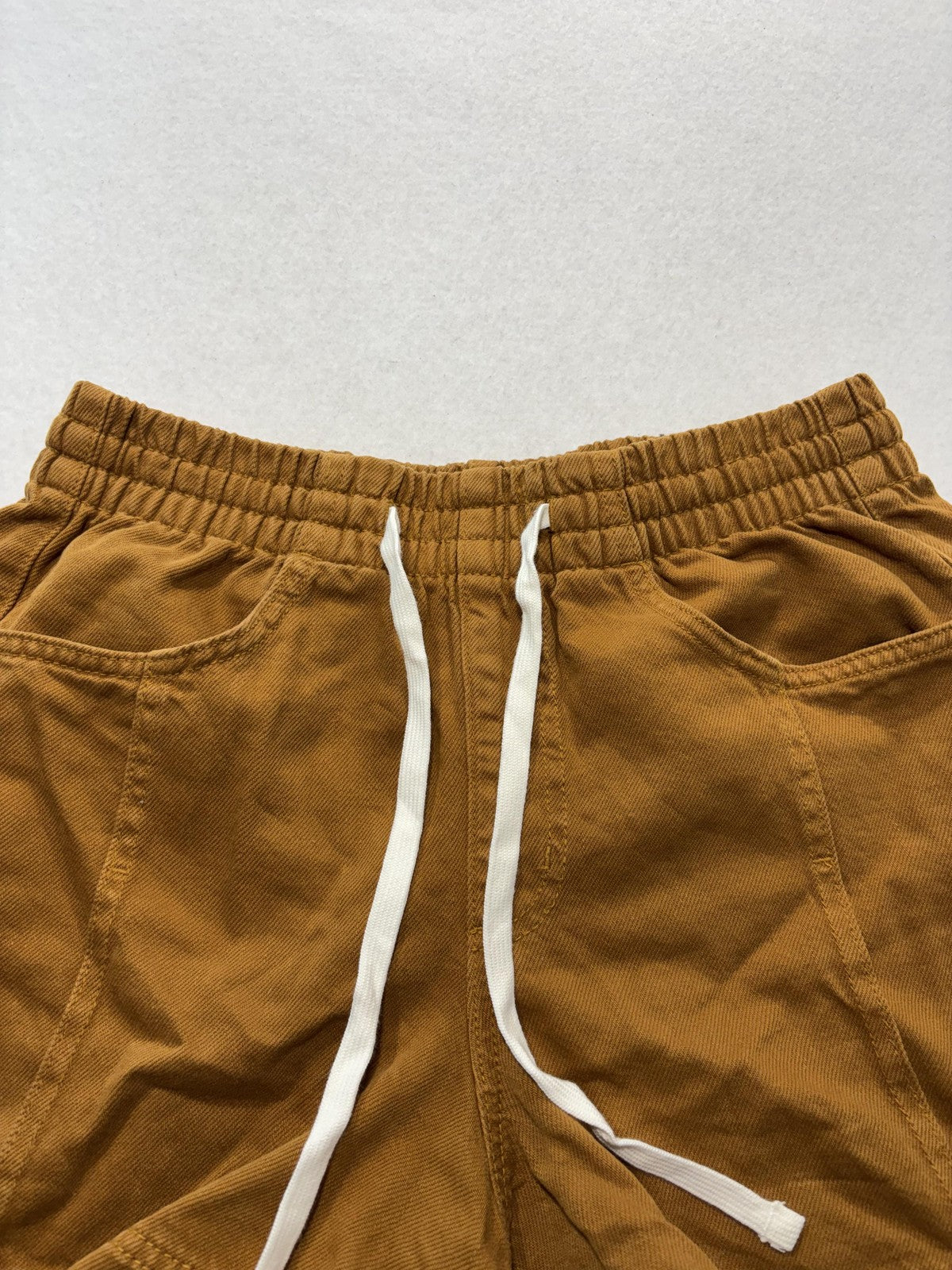 Universal Thread Shorts Womens Small Brown Utility Twill Elastic Waist Casual