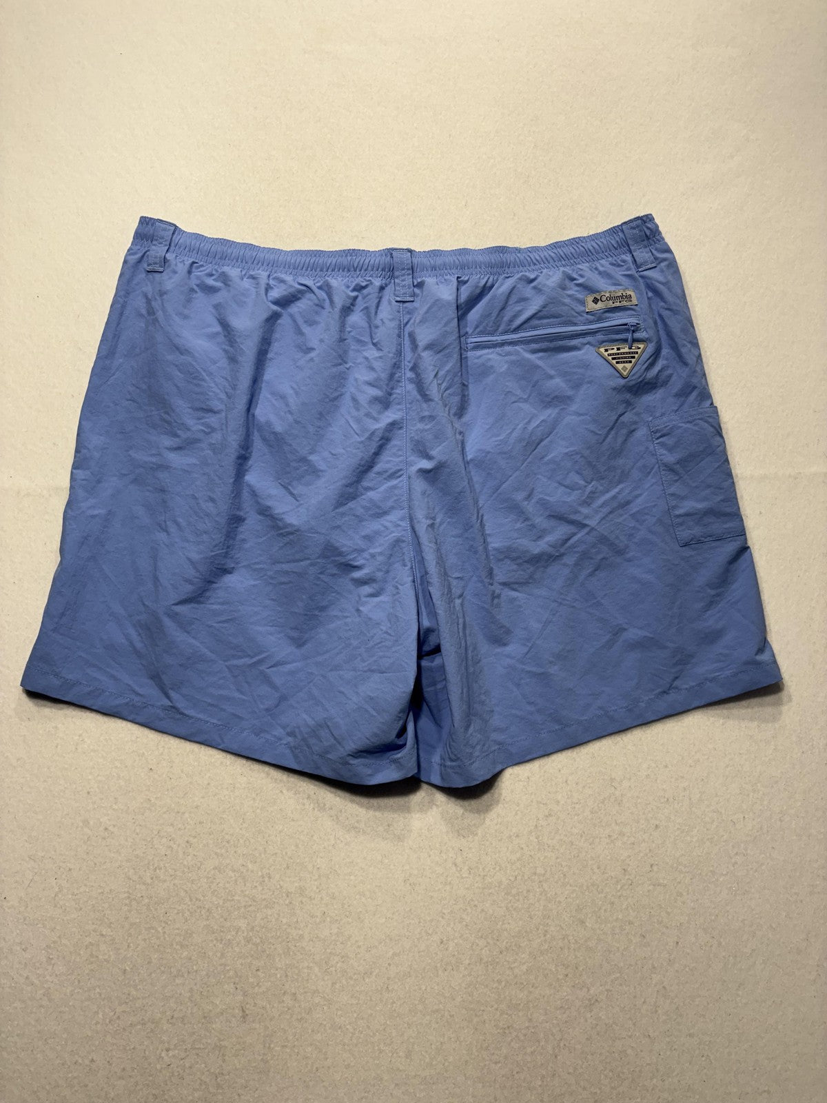 Columbia PFG Omni-Shade Swim Shorts Mens 2XL Blue Fishing Quick Dry Mesh Lined
