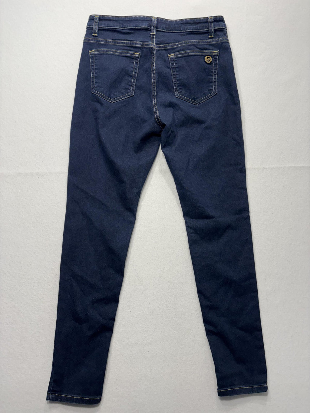 Michael Kors Izzy Skinny Jeans Womens 8 Blue Dark Wash Mid Rise Stretch 30x28.5