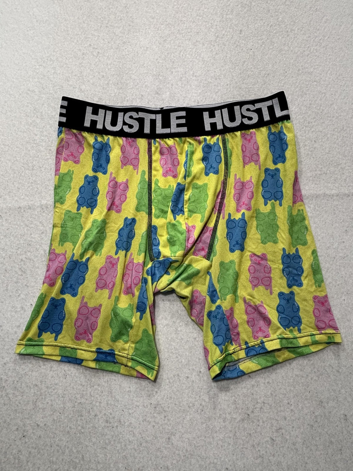 Rue21 Boxer Brief Underwear Mens Medium Multicolor Gummy Bear Print Hustle Band