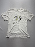 Comfort Colors Shirt Mens Large White Dinosaur Ride Graphic Tee Heavyweight