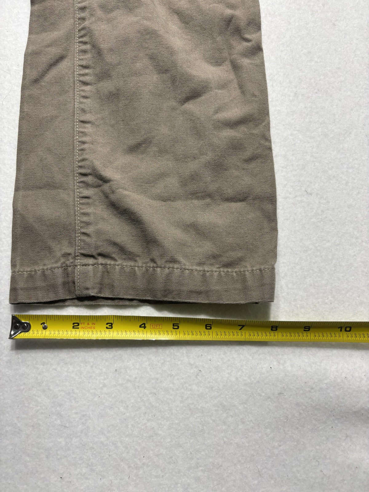 Carhartt Carpenter Pants Mens 32x34 Beige Relaxed Fit Canvas Workwear Casual