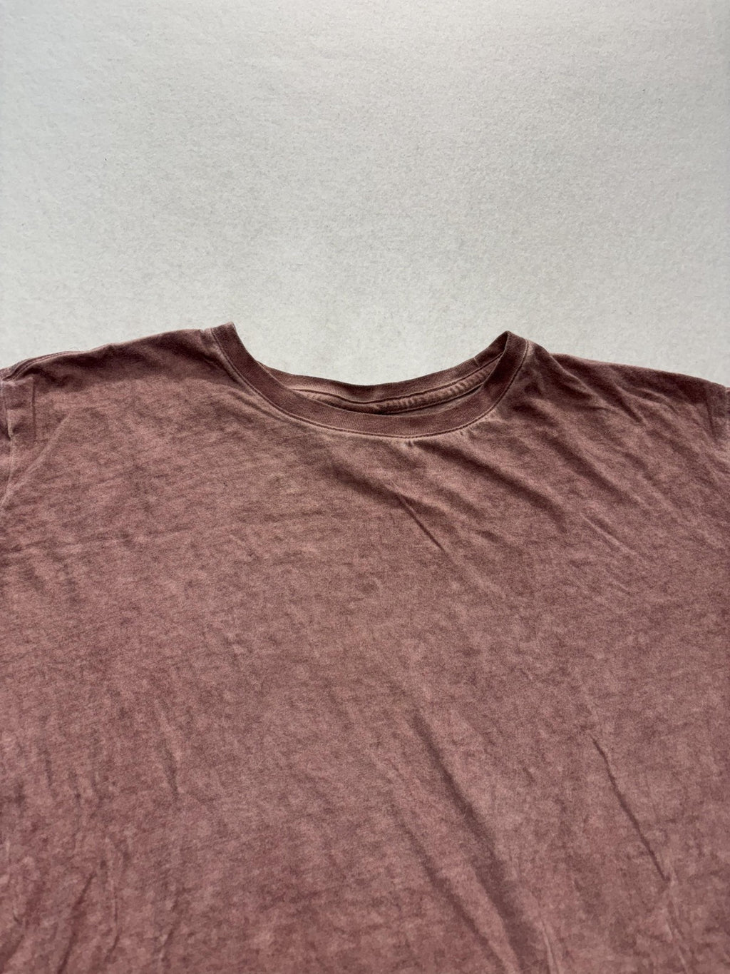 Zine Shirt Mens Medium Pink Crew Neck Short Sleeve Basic Tee Casual Solid