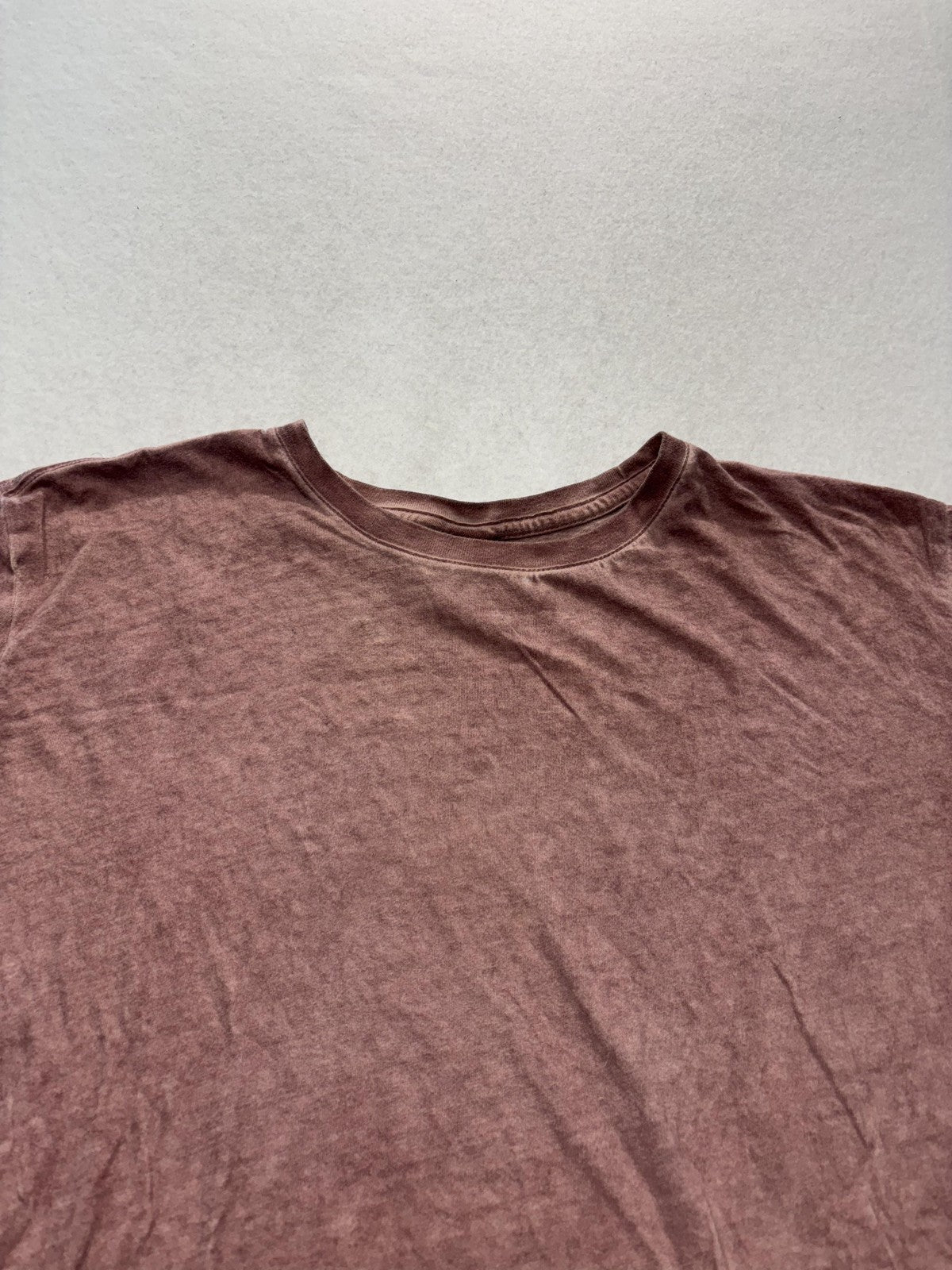 Zine Shirt Mens Medium Pink Crew Neck Short Sleeve Basic Tee Casual Solid