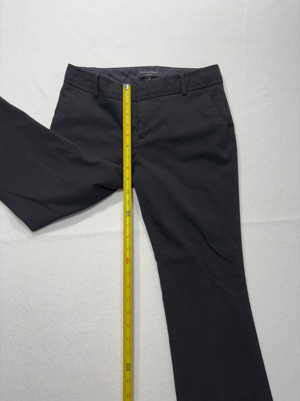 Banana Republic Dress Pants Womens 2R Black Martin Fit Classic Twill Work Career
