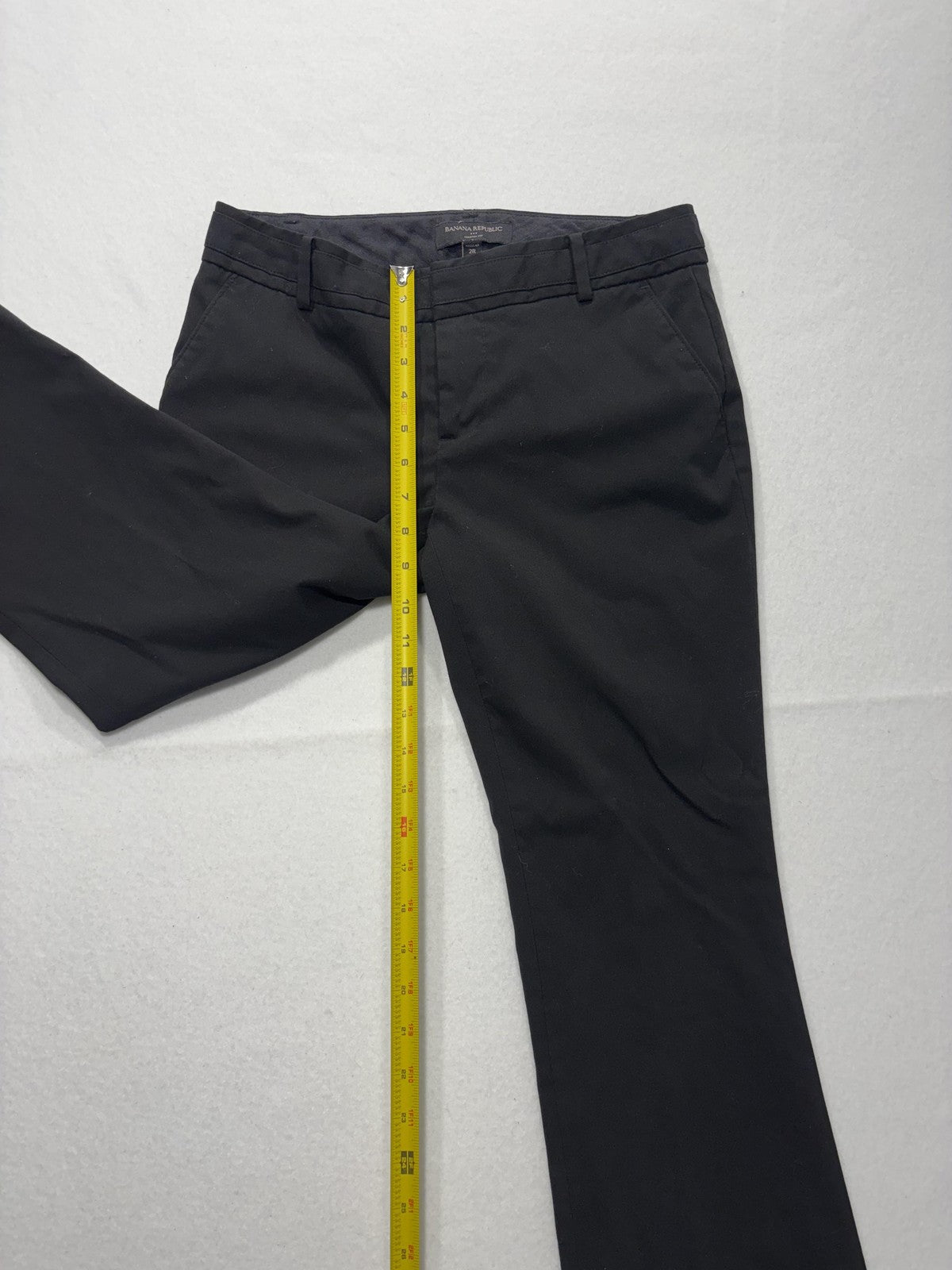 Banana Republic Dress Pants Womens 2R Black Martin Fit Classic Twill Work Career