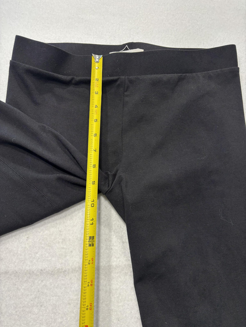 Two By Vince Camuto Leggings Womens Small Black Mid Rise Knit Ankle Stretch