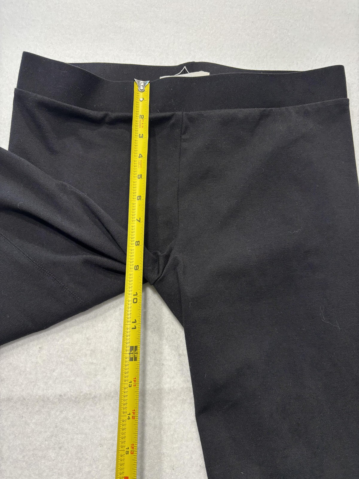 Two By Vince Camuto Leggings Womens Small Black Mid Rise Knit Ankle Stretch