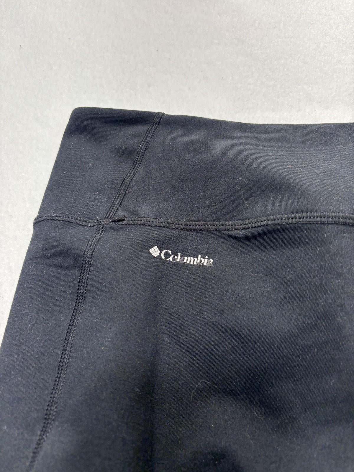 Columbia Leggings Womens Medium Black Stretch Knit Ankle Pull On Athletic Yoga
