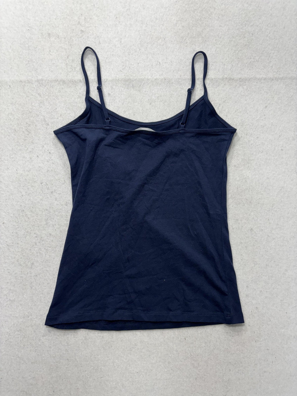 Forever 21 Tank Top Womens M Blue Camisole Adjustable Spaghetti Strap Basic