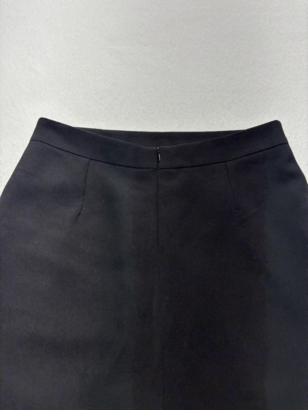 Blum & Co Skirt Womens 8 Red Plaid Black Colorblock Knee Length Pencil Work