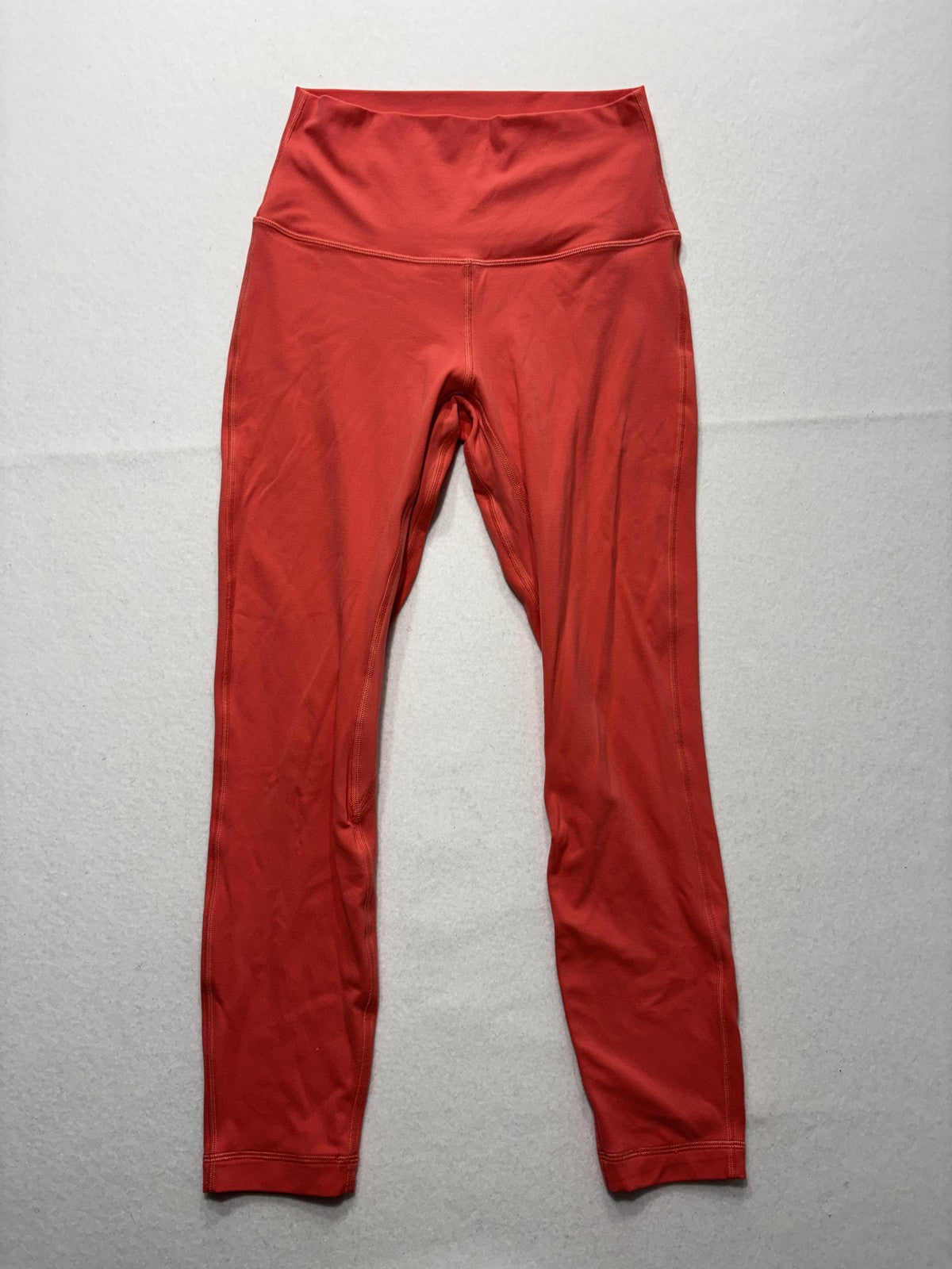 Lululemon Leggings Womens XS Red High Rise 26" Inseam Ankle Yoga Stretch Active
