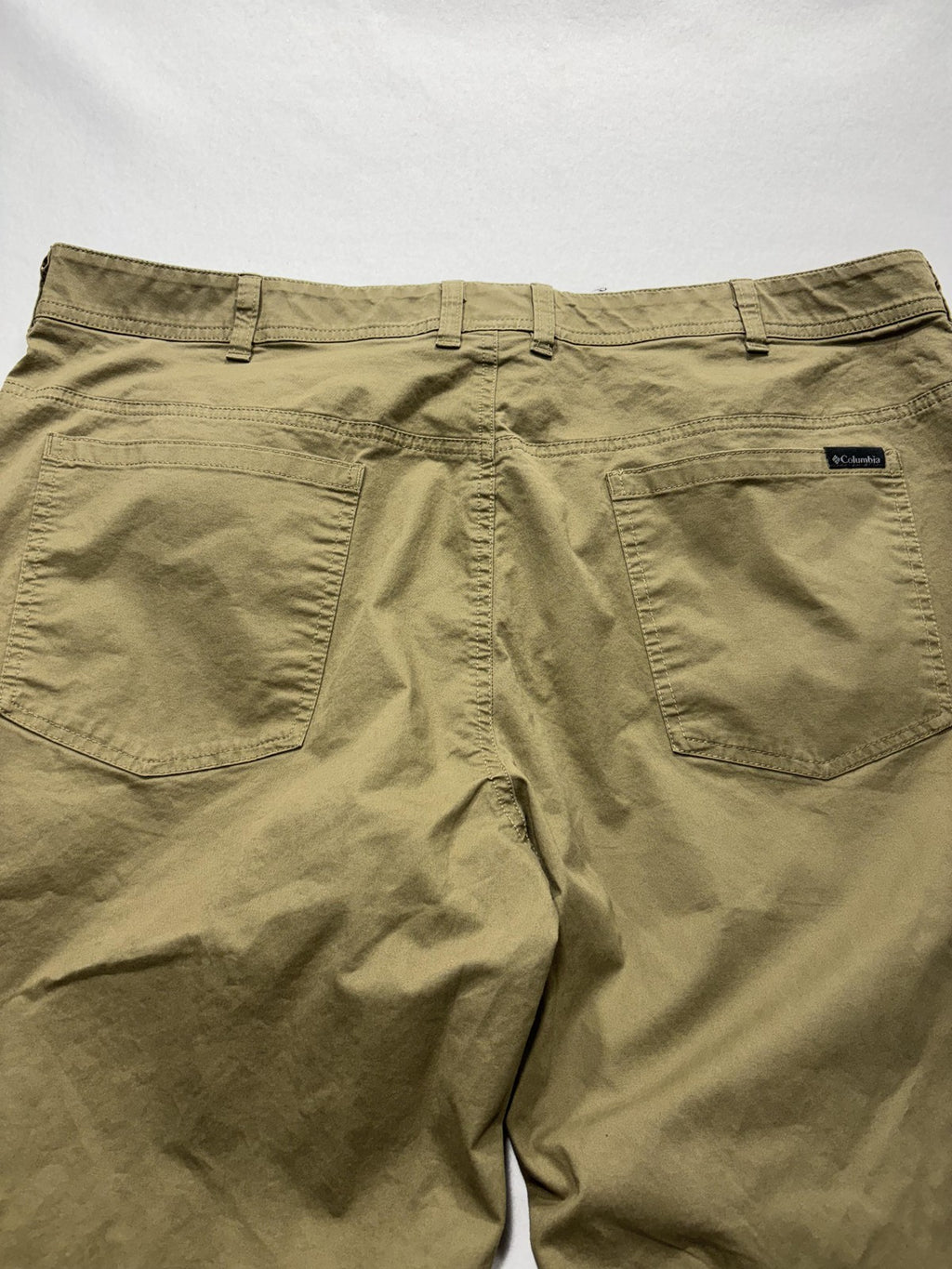 Columbia Khaki Pants Mens 40x34 Beige Regular Fit Stretch Casual Outdoor