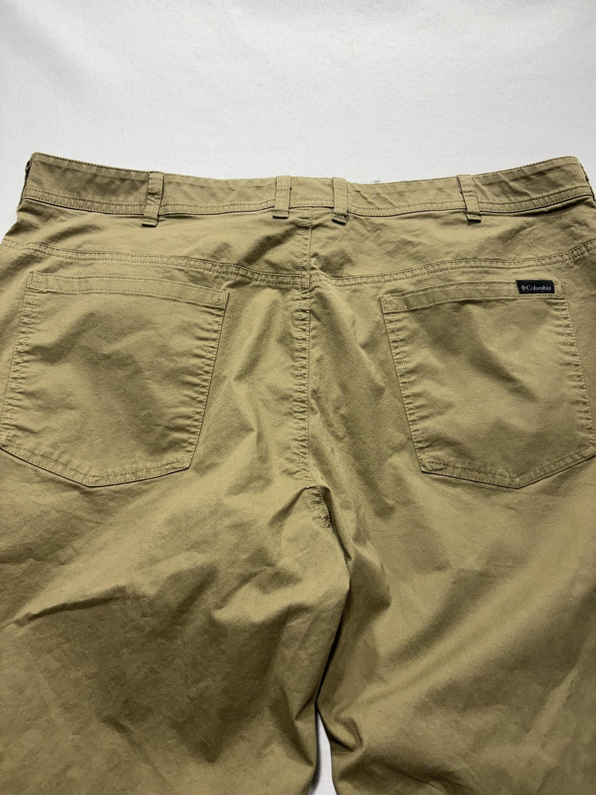 Columbia Khaki Pants Mens 40x34 Beige Regular Fit Stretch Casual Outdoor
