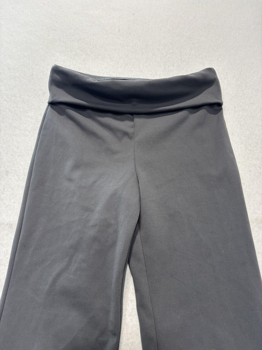 Art Class Leggings Girls 8 Gray Flare Foldover Waist Yoga Pants Athletic Stretch