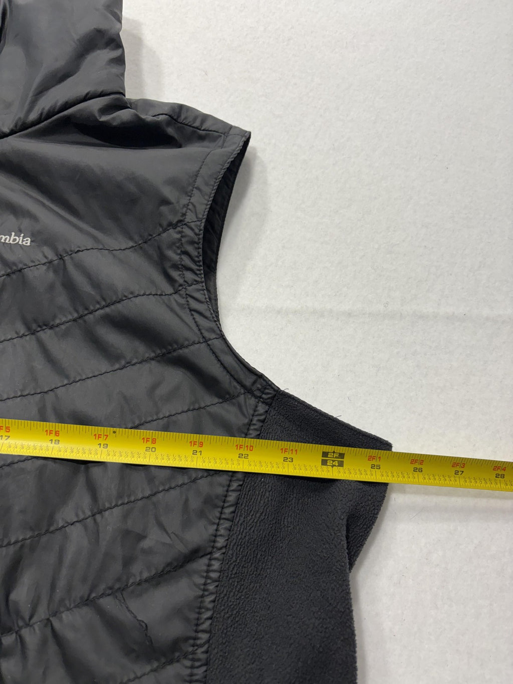 Columbia Vest Womens 2X Plus Black Quilted Insulated Full Zip Outdoor Casual