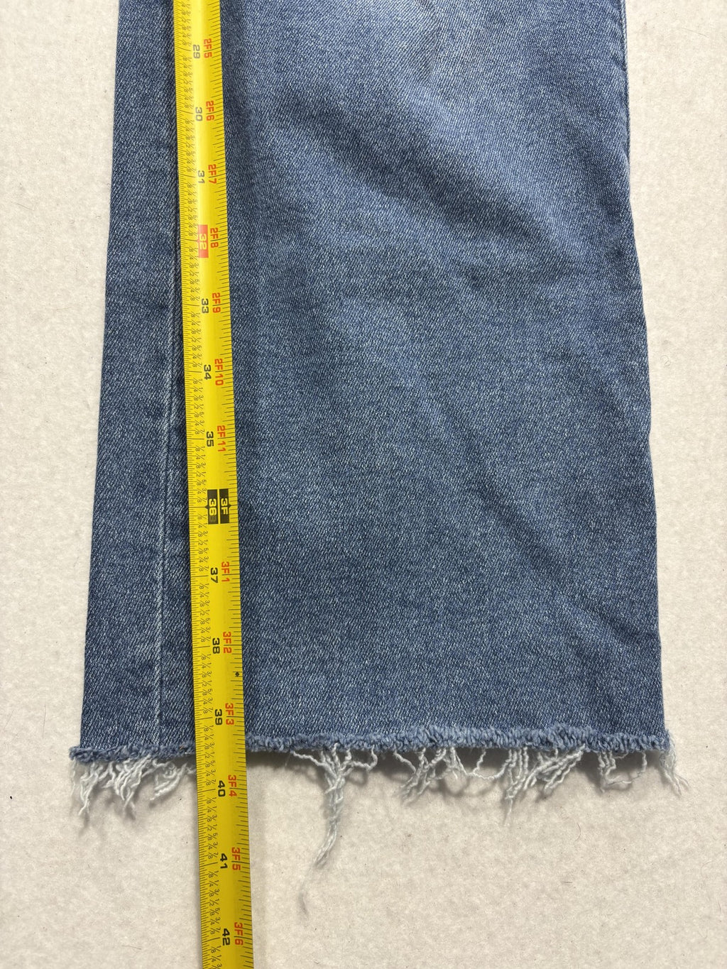 Lucky & Blessed Jeans Womens 20 Blue High Rise Boyfriend Crop Distressed 38x26