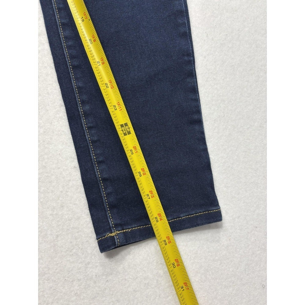 Michael Kors Izzy Skinny Jeans Womens 10 Blue Dark Wash Mid Rise Stretch 32x28