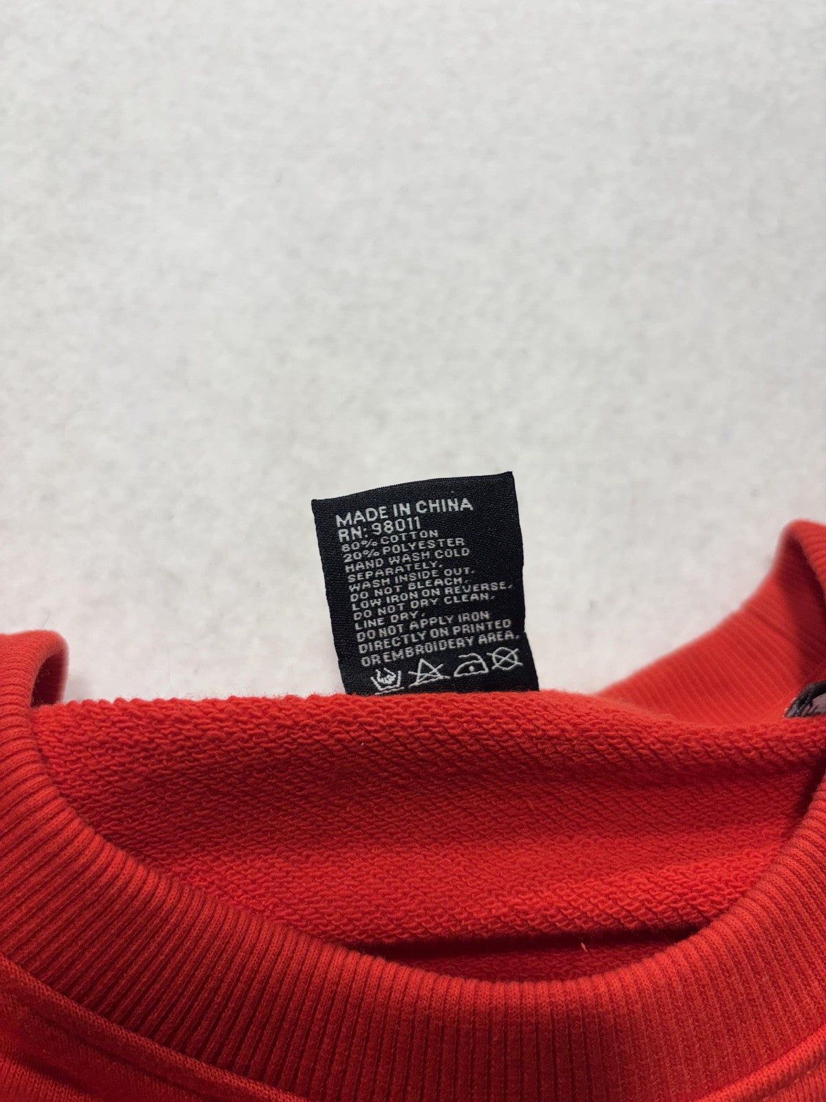 Hustle Gang Sweatshirt Mens XL Red Fleece Crew Neck Hustle Logo Pullover Hip Hop