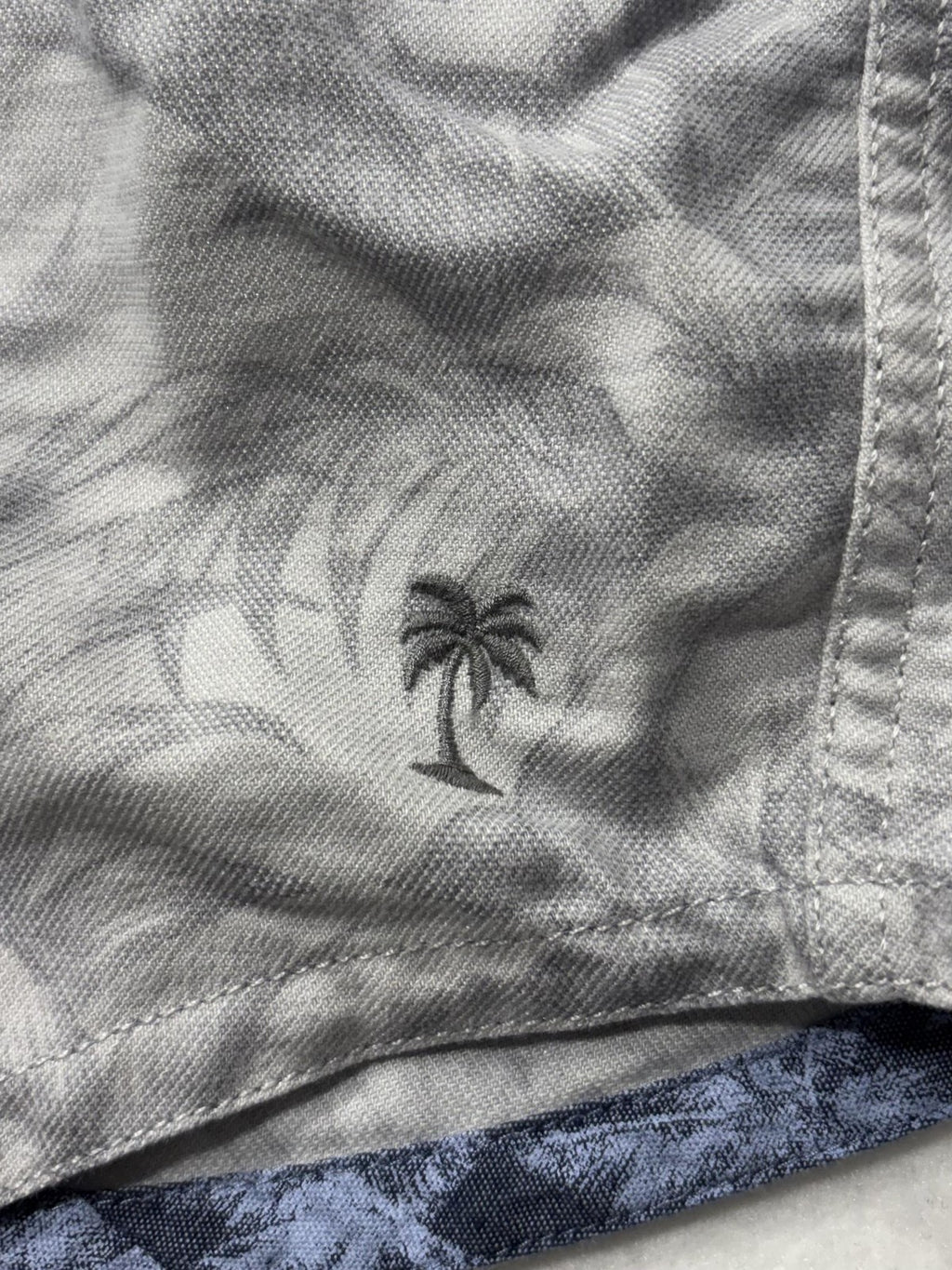 Tommy Bahama Shirt Mens 3XL Gray Canyon Beach Flannel Long Sleeve Button Up