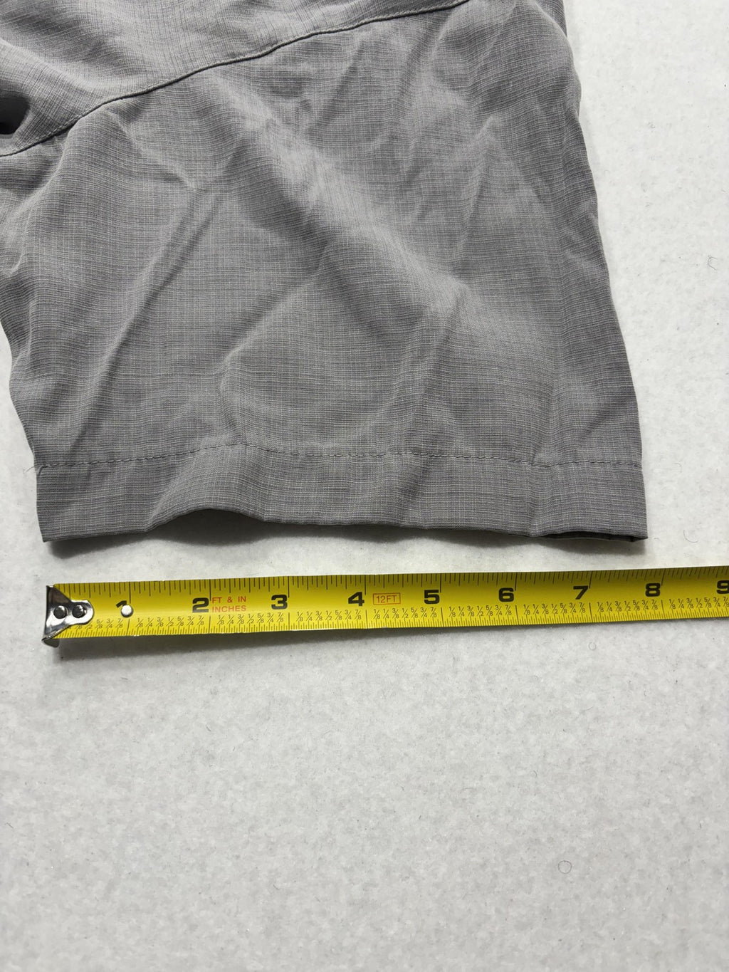 Columbia Shirt Mens XL Gray Check Short Sleeve Button Up Lightweight Casual