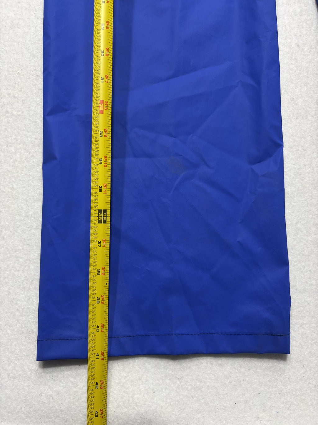 Columbia Rain Pants Mens Small Blue Elastic Waist Lined Waterproof Outdoor