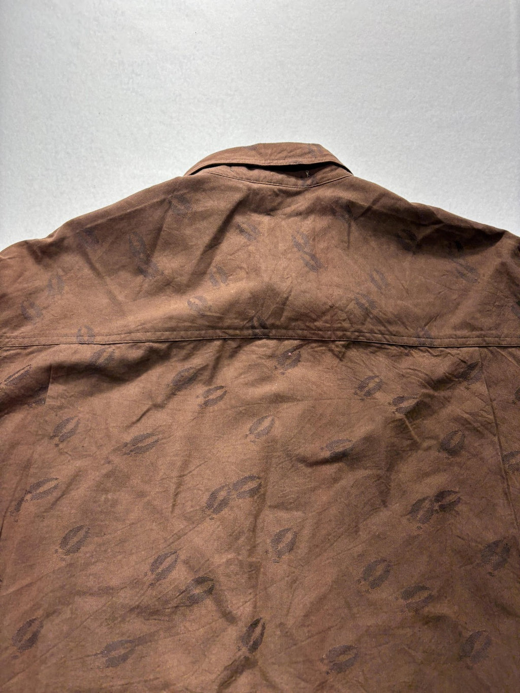 Columbia Shirt Mens Large Brown Whitetail Tracks Long Sleeve Button Up Hunting