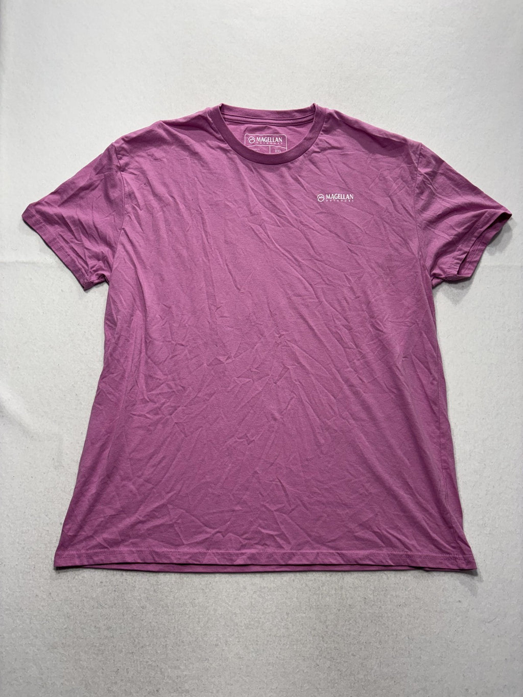 Magellan Outdoors Shirt Mens 2XL Purple Pineapple Tropical Graphic Tee Casual