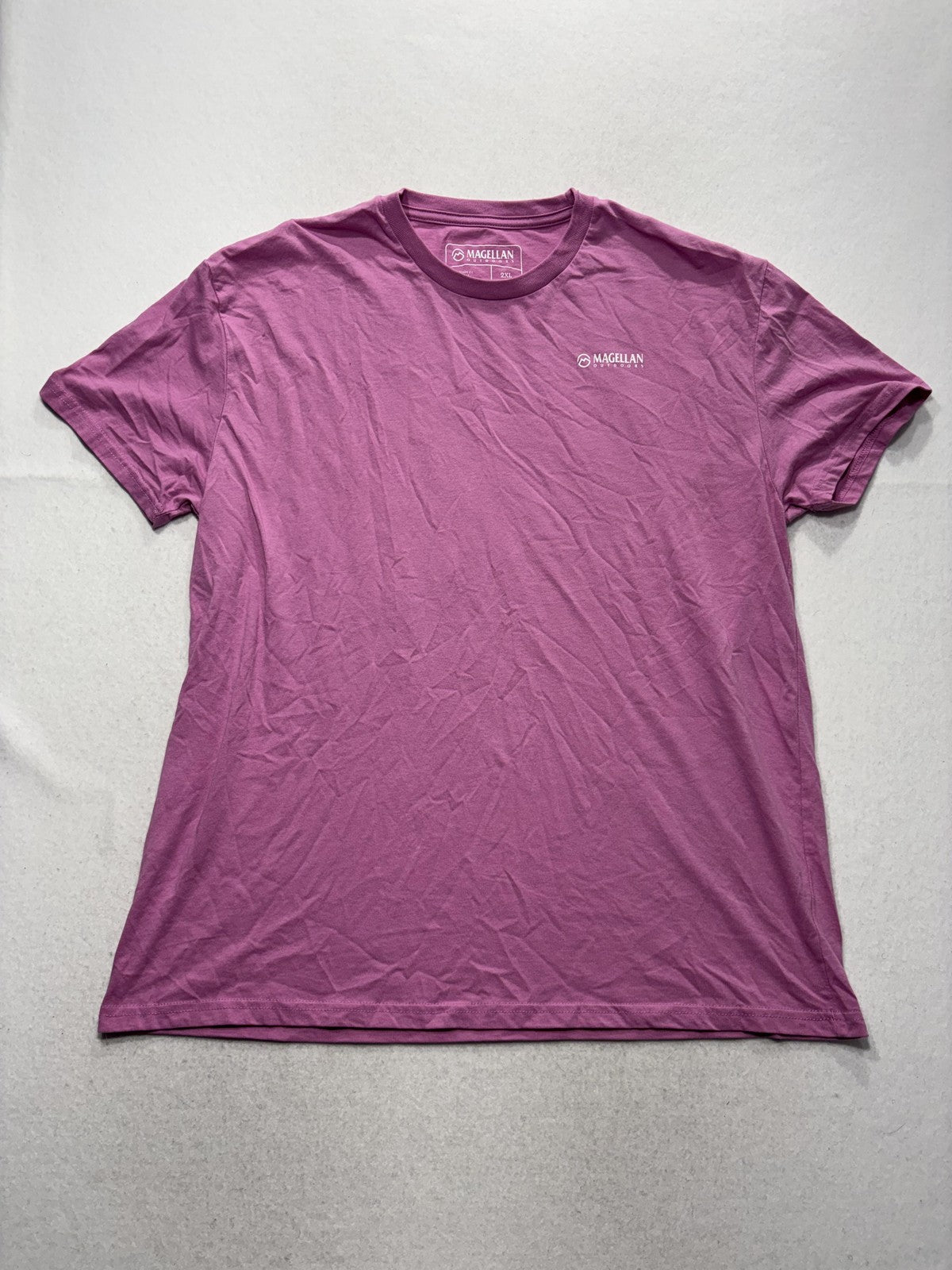 Magellan Outdoors Shirt Mens 2XL Purple Pineapple Tropical Graphic Tee Casual