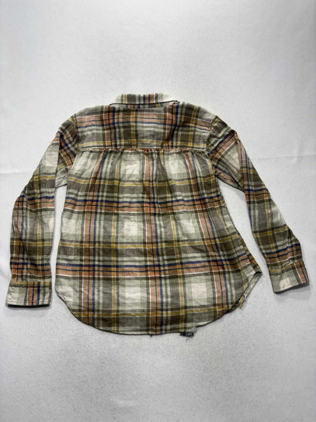 American Eagle Outfitters Button Up Shirt Womens S Multicolor Plaid Flannel Top