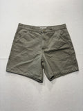 Vintage Columbia Shorts Womens 12 Green Twill Chino 6 Inseam Hiking Casual