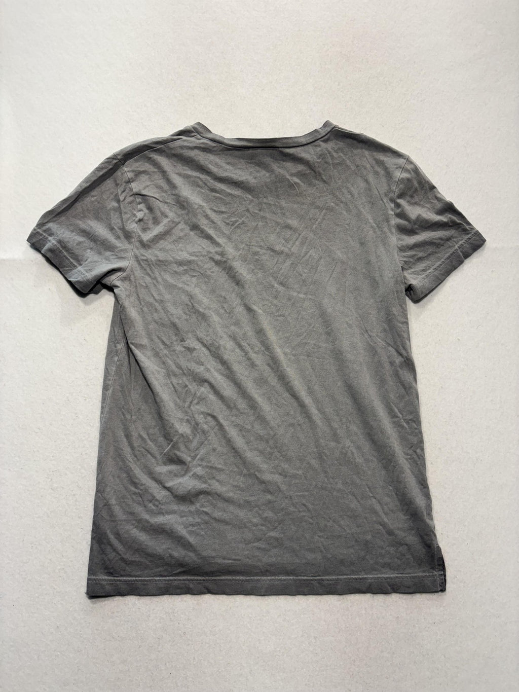 PINK Victoria's Secret Shirt Womens S Gray Pocket Dog Logo Tee Summer Casual